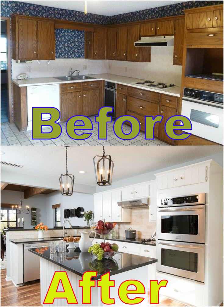 Kitchen Before and After - ASC Services Ltd.